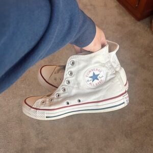 White High Top Converse